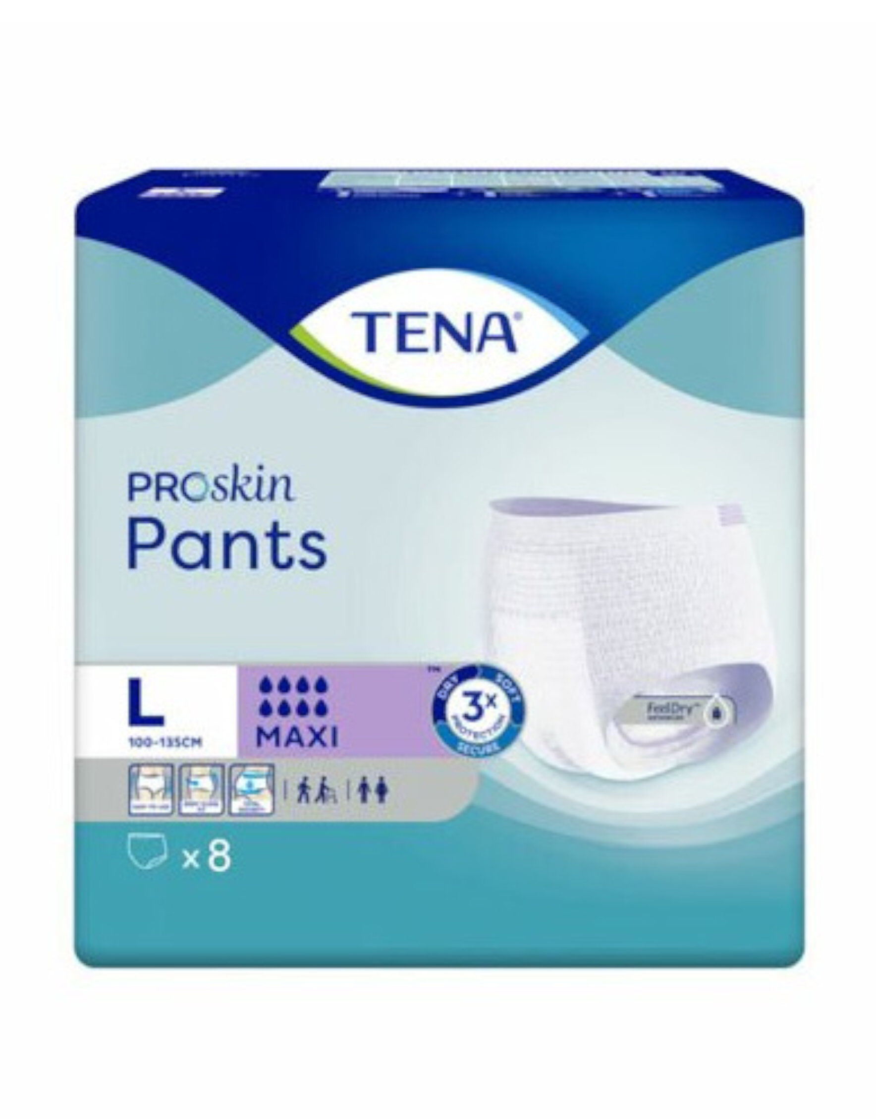 TENA Pants Maxi 8 Assorbenti Taglia L