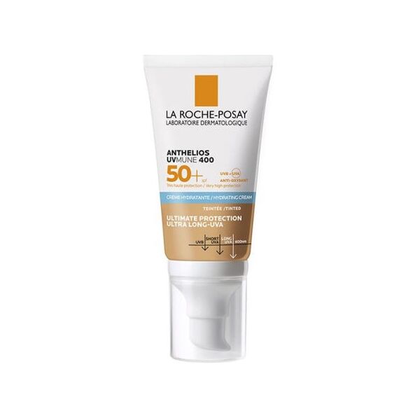 la roche-posay anthelios - crema idratante uvmune spf50+ colorata 50 ml