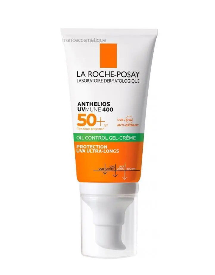 la roche-posay anthelios - gel crema oil control spf50+ senza profumo 50 ml