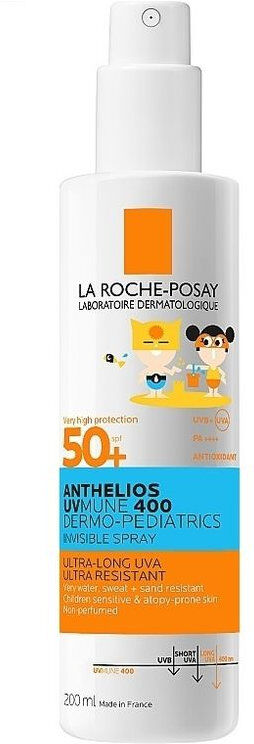 LA ROCHE-POSAY Anthelios - Spray Uvmune Pediatric Spf50+ 200 Ml