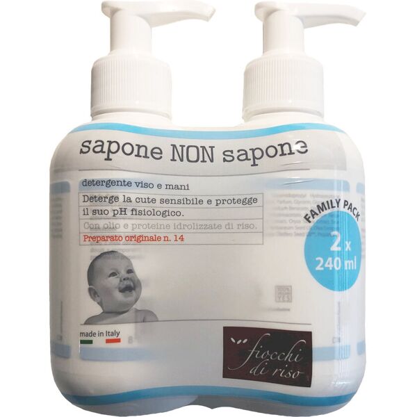 fiocchi di riso bipack sapone non sapone 2 flaconi da 240ml