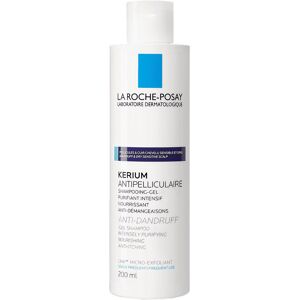 LA ROCHE-POSAY Kerium - Anti-Forfora Shampoo-Gel Cuio Capelluto Sensibile E Grasso 200 Ml