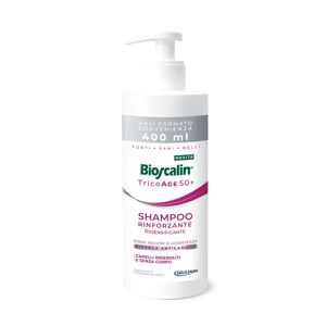GIULIANI Bioscalin Tricoage 50+ - Shampoo Rinforzante Ridensificante 400 Ml