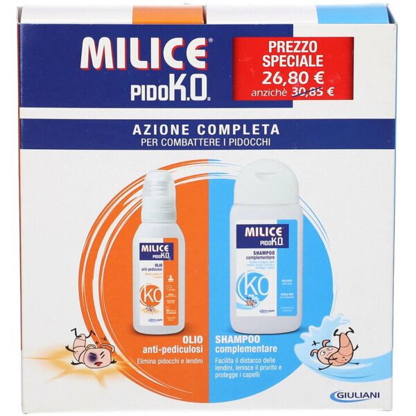 giuliani milice pido k.o olio + shampoo 75 ml + 150 ml