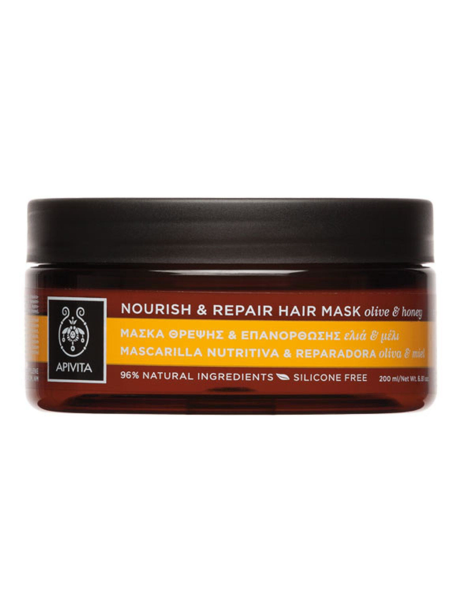 apivita nourish & repair hair mask 200ml