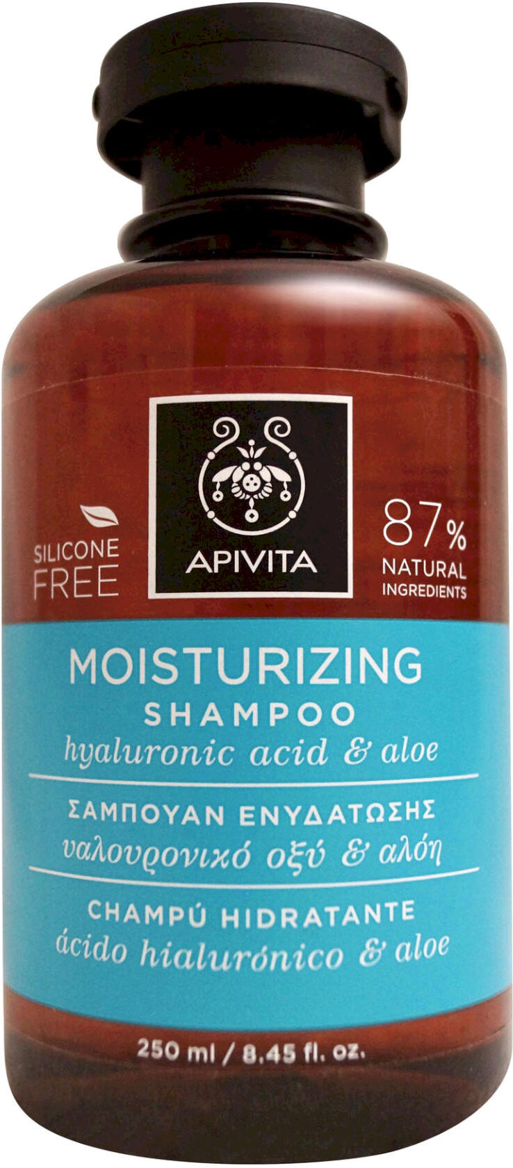 APIVITA Hydration Moisturizing Shampoo Hyaluronic Acid E Aloe 250ml