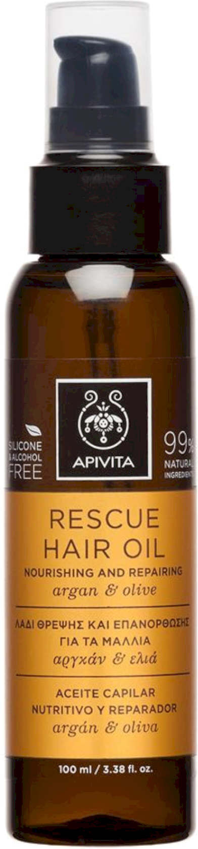 APIVITA Rescue Hair Oil Nourishing And Repairing 100ml