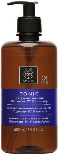 APIVITA Men'S Tonic Shampoo Hippophae Tc E Rosemary 500 Ml