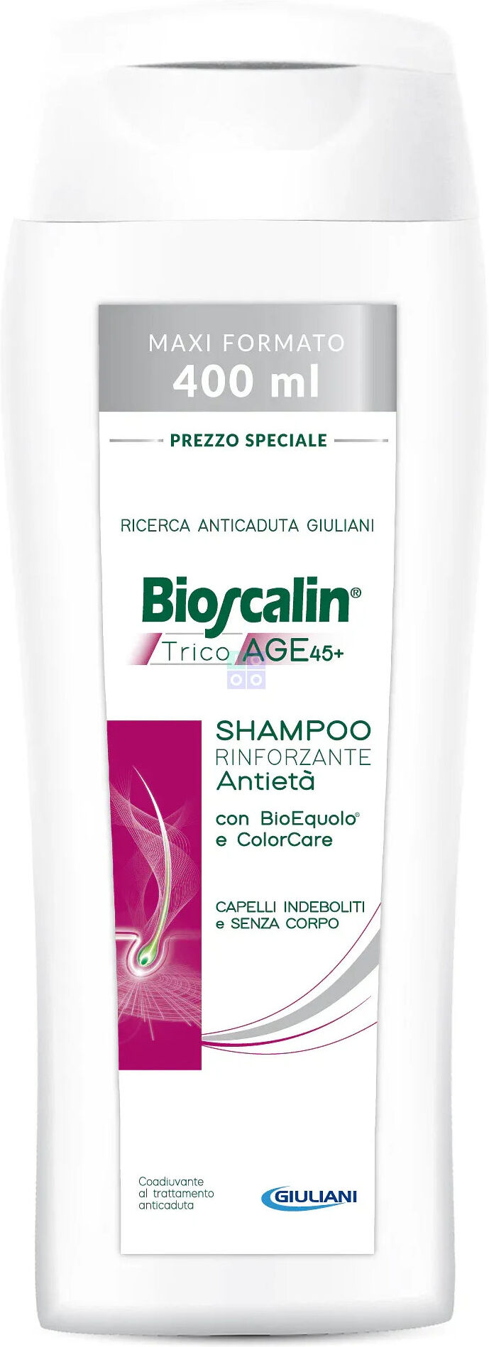 GIULIANI Bioscalin - Tricoage 45+ Shampoo Rinforzante 400 Ml