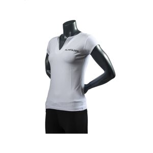 ALPHAZER OUTFIT T-Shirt Collo V Donna Colore: Bianco M