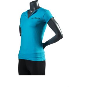 ALPHAZER OUTFIT T-Shirt Collo V Donna Colore: Azzurro M