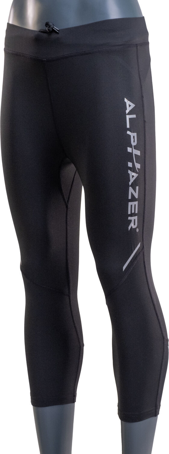 alphazer outfit leggings 3/4 tecnico donna v.2 colore: nero s