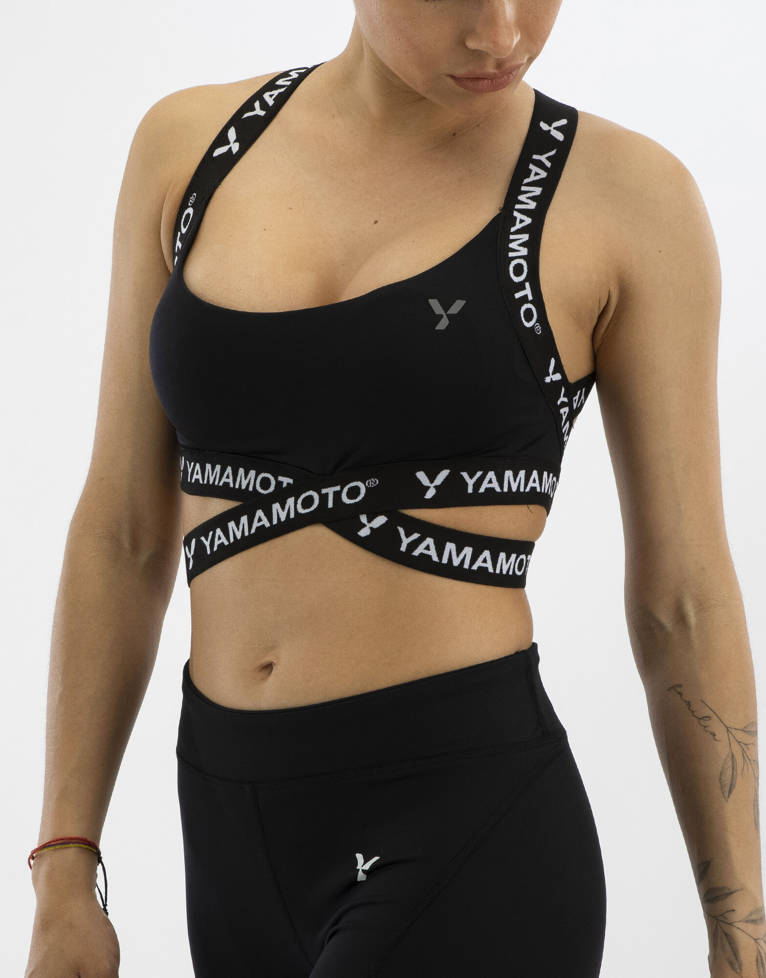 yamamoto outfit fitness bra nero l