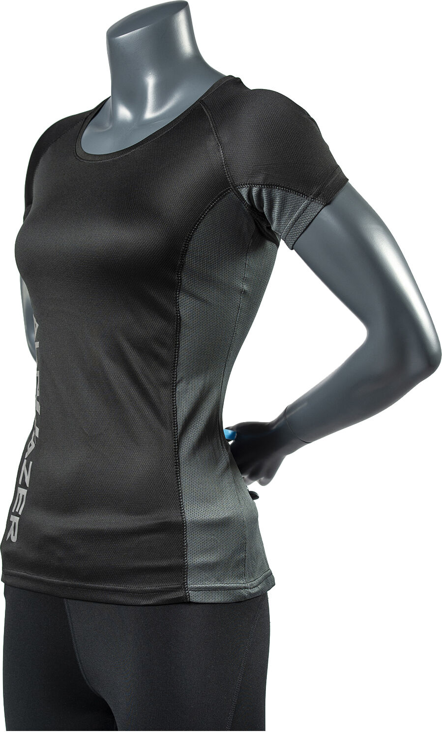 ALPHAZER OUTFIT T-Shirt Tecnica Donna Colore: Nero / Antracite M