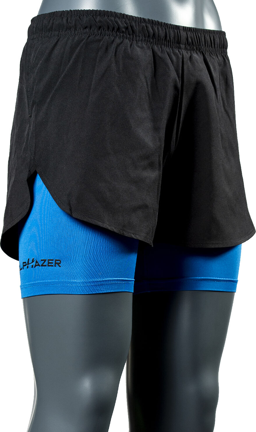 ALPHAZER OUTFIT Pantalone Corto Donna Colore: Nero / Blu S