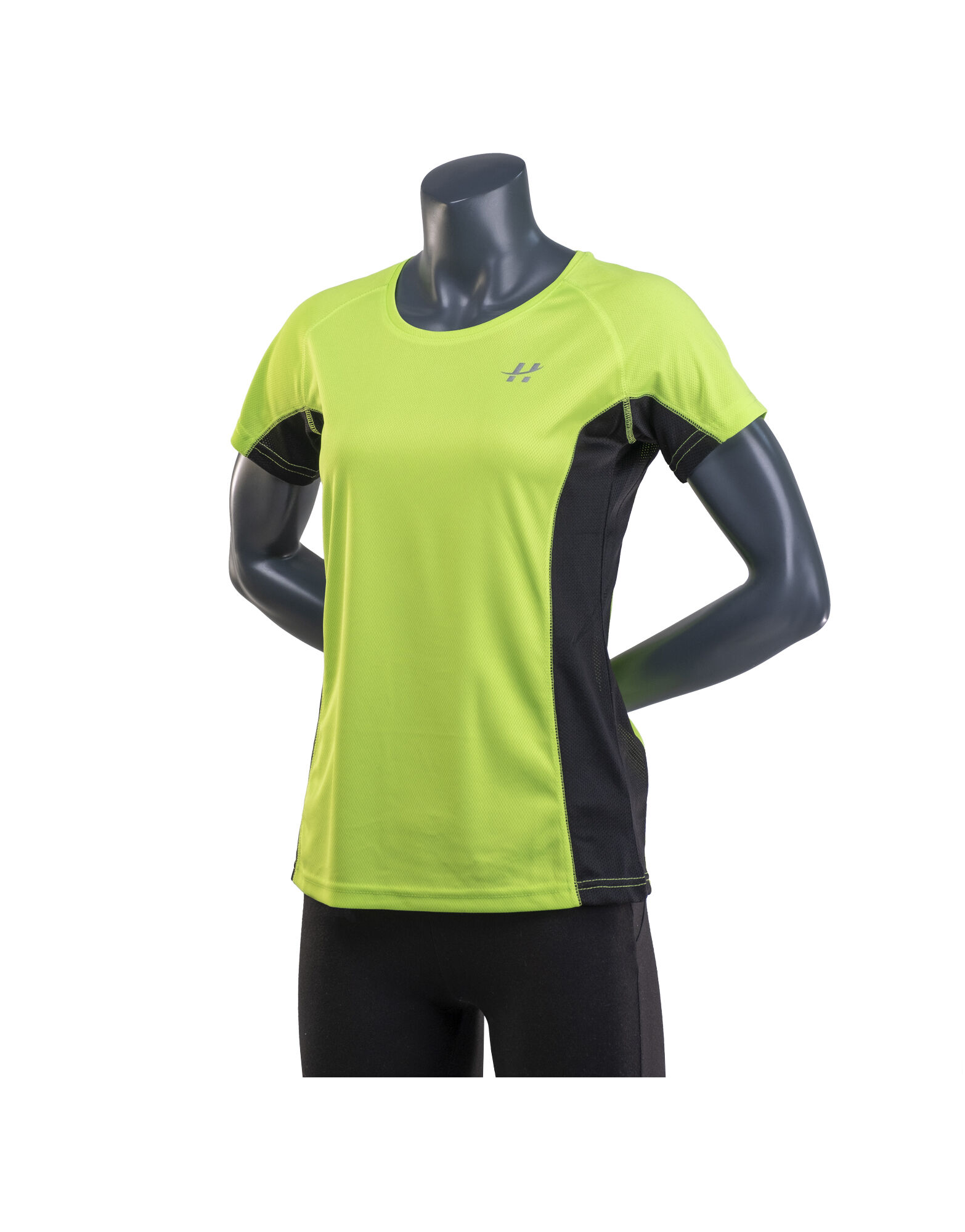 ALPHAZER OUTFIT T-Shirt Tecnica Donna V.2 Colore: Verde / Nero S