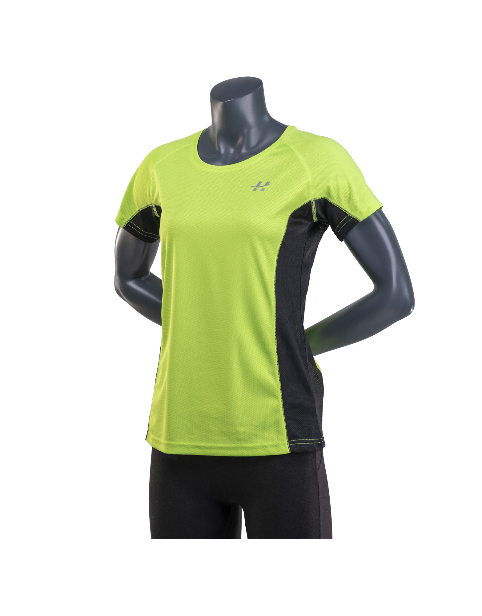 ALPHAZER OUTFIT T-Shirt Tecnica Donna V.2 Colore: Verde / Nero M