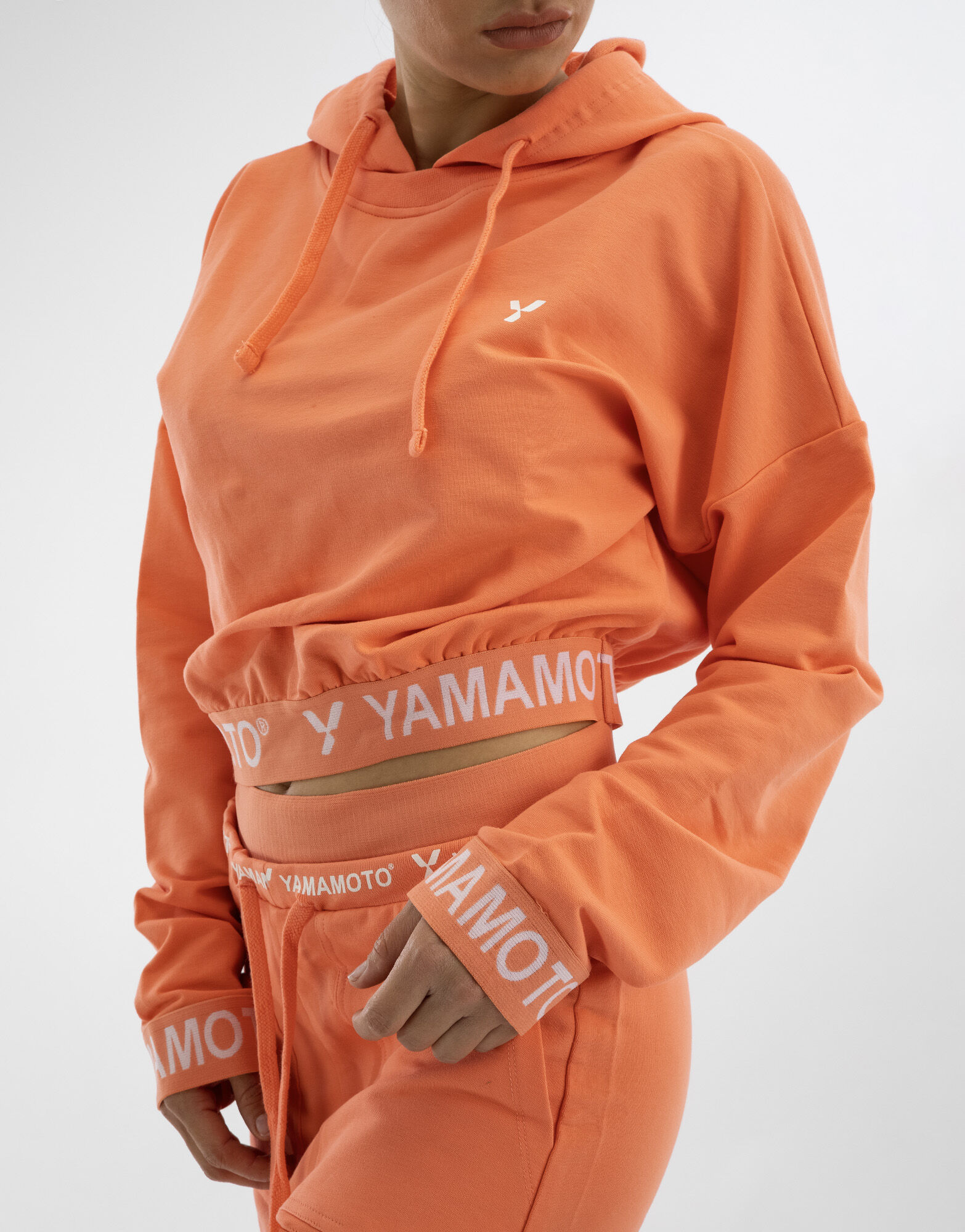 YAMAMOTO OUTFIT Lady Sweatshirt Colore: Corallo S