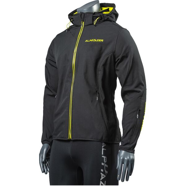 alphazer outfit giacca soft shell uomo colore: nero s