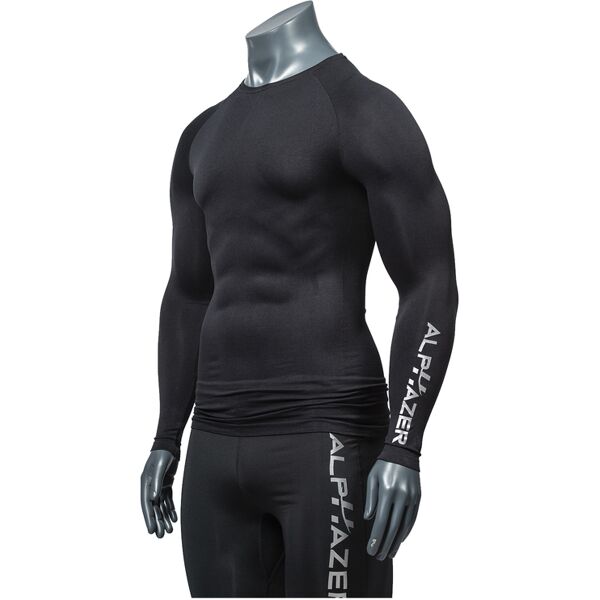 alphazer outfit maglietta termica uomo colore: nero m