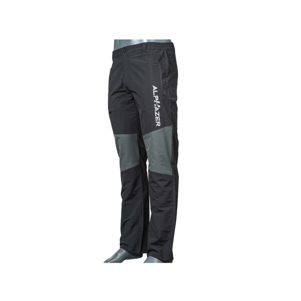 alphazer outfit pantalone da trekking uomo colore: nero xl