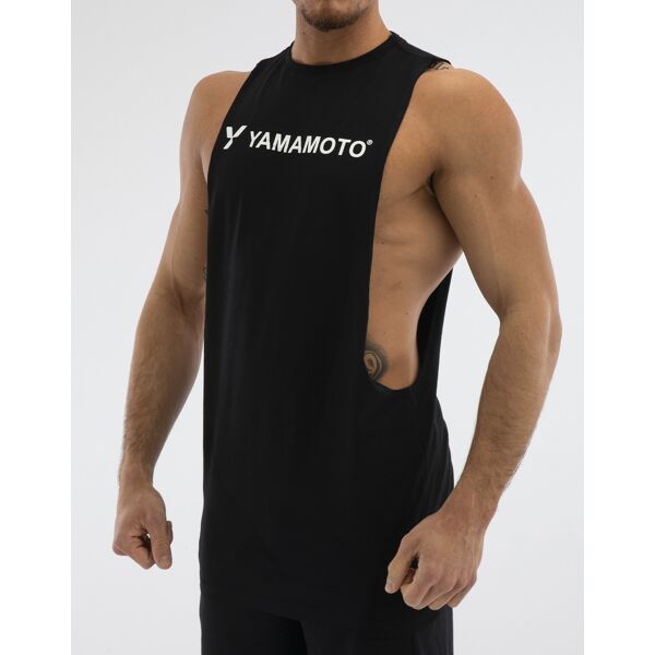 yamamoto outfit man tank top cut out colore: nero m