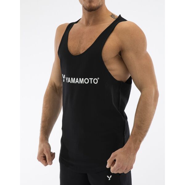 yamamoto outfit man tank top wide shoulder colore: nero m