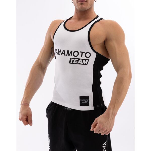 yamamoto outfit ribbed tank top yamamoto® team colore: nero m