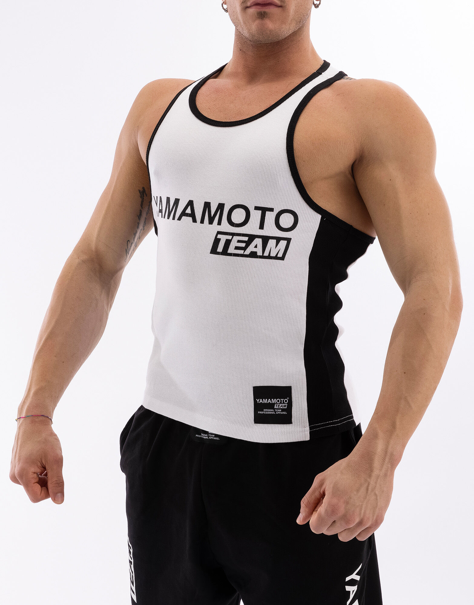 YAMAMOTO OUTFIT Ribbed Tank Top Yamamoto® Team Colore: Nero Xxxl