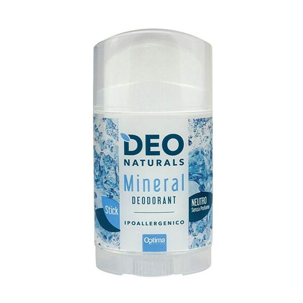 optima deo naturals - mineral deodorant stick neutro 50 grammi