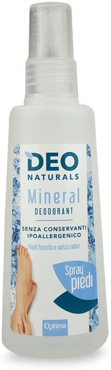 optima deo naturals - mineral deodorant spray piedi 100ml