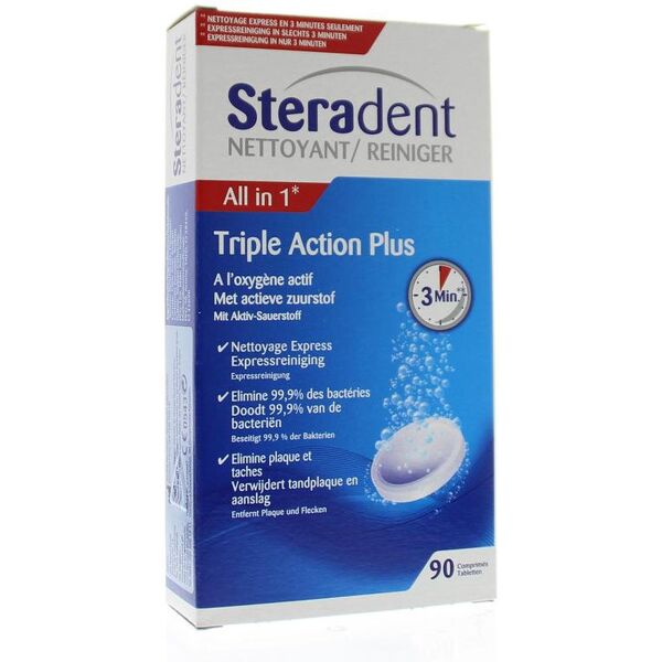 steradent triple action plus 90 compresse