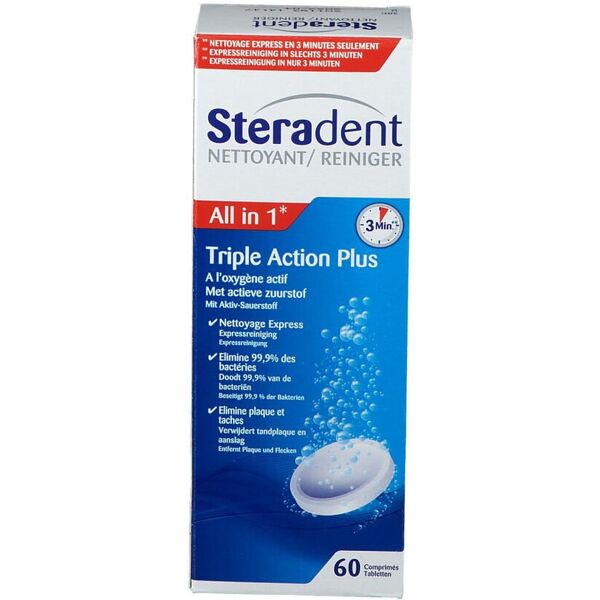 steradent triple action plus 60 compresse