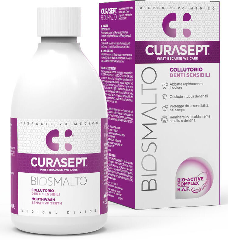 curasept biosmalto - collutorio denti sensibili 300 ml