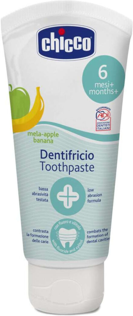 CHICCO Dentifricio 6+ Mesi 50 Ml Mela Banana