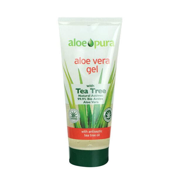 optima aloe pura - aloe vera gel with tea tree oil 200ml