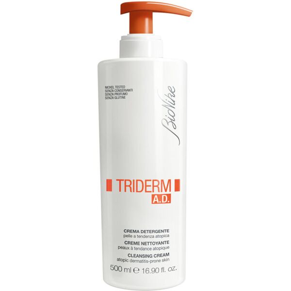 bionike triderm - a.d. crema detergente 500ml