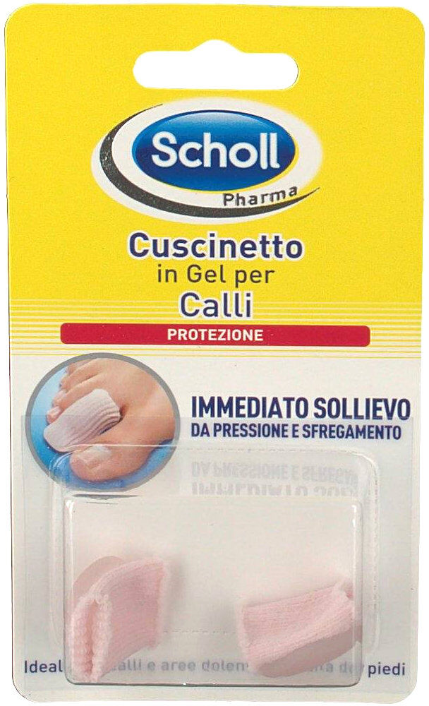 scholl cuscinetto in gel calli 2 cuscinetti