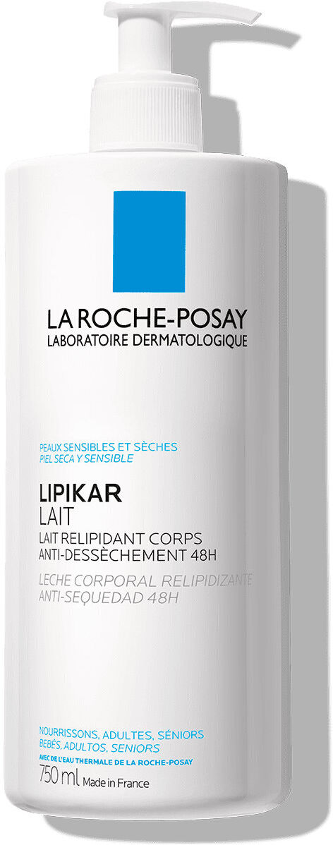 la roche-posay lipikar lait - latte relipidante corpo anti-secchezza 48h 750ml