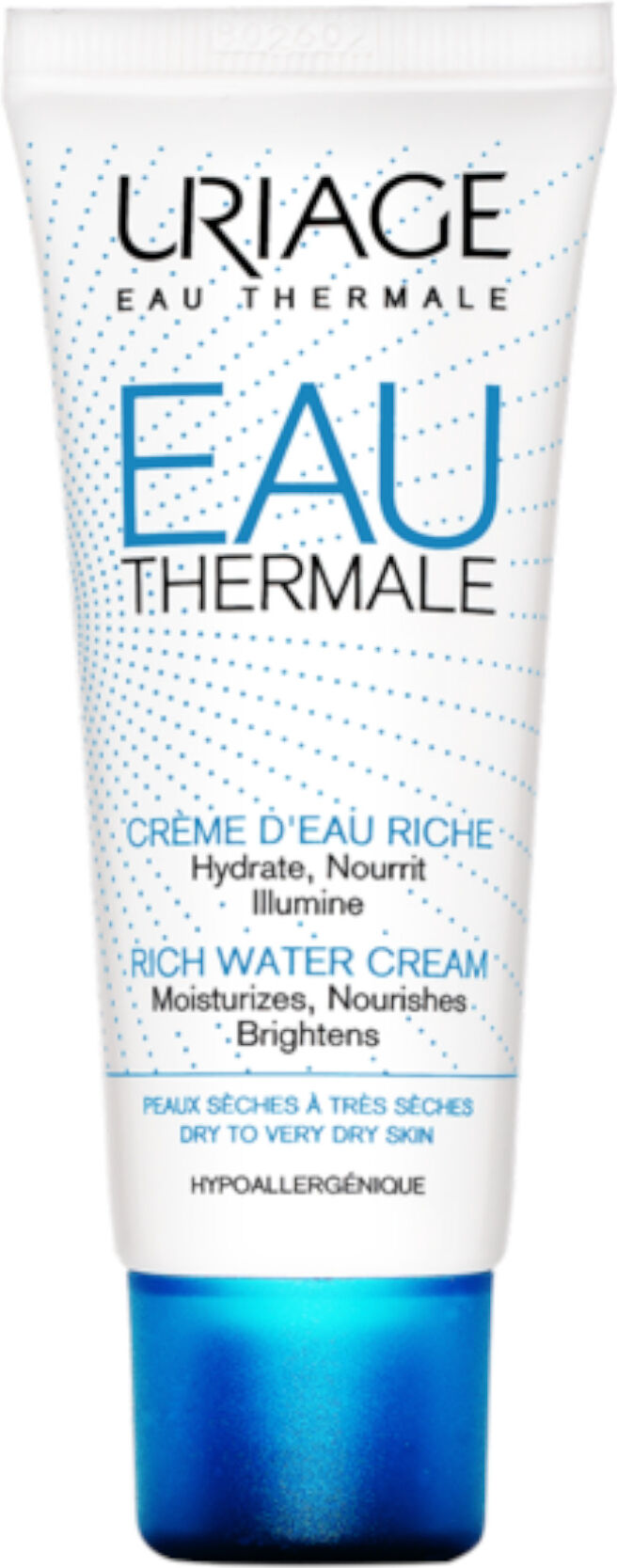 URIAGE Eau Thermale Crema Ricca All'Acqua 40ml