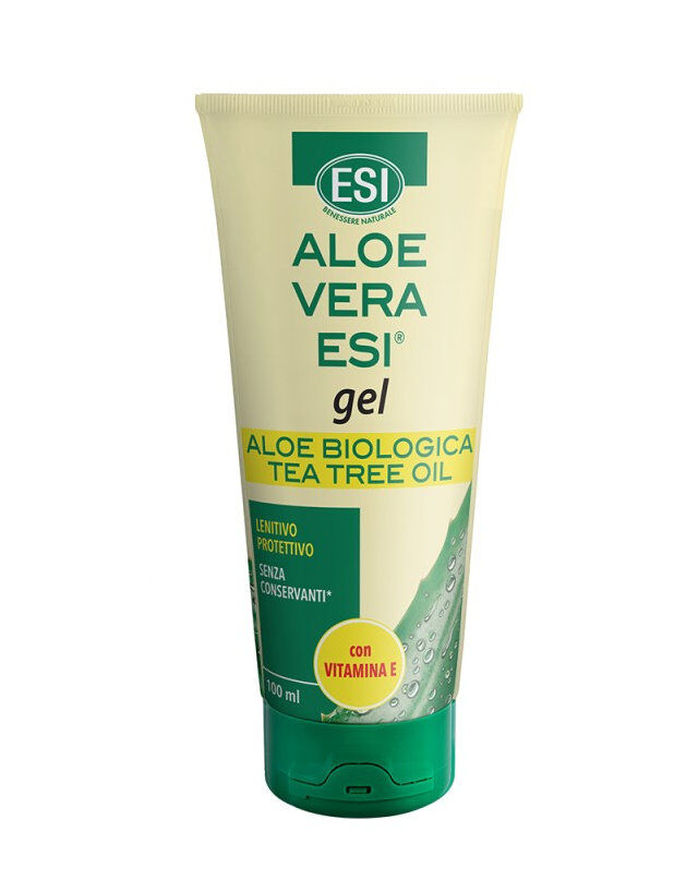 ESI Aloe Vera Gel - Vitamina E E Tea Tree Oil 100 Ml