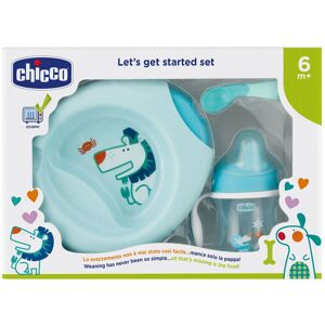 CHICCO Set Pappa 6 Mesi+ 1 Kit Azzurro