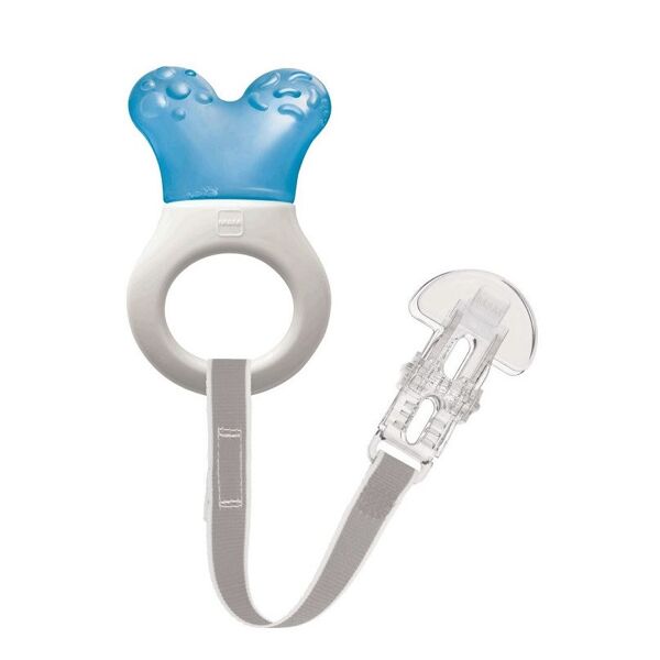 mam mini cooler & clip 2+ mesi 1 massaggiagengive azzurro + 1 clip