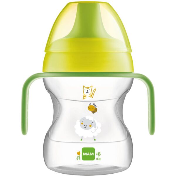 mam learn to drink cup 6+ mesi capienza: 190 ml verde