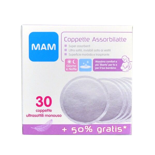 mam coppette assorbilatte 30 coppette