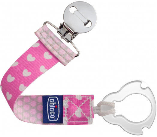 chicco fashion clip 0 mesi+ 1 clip rosa rosa