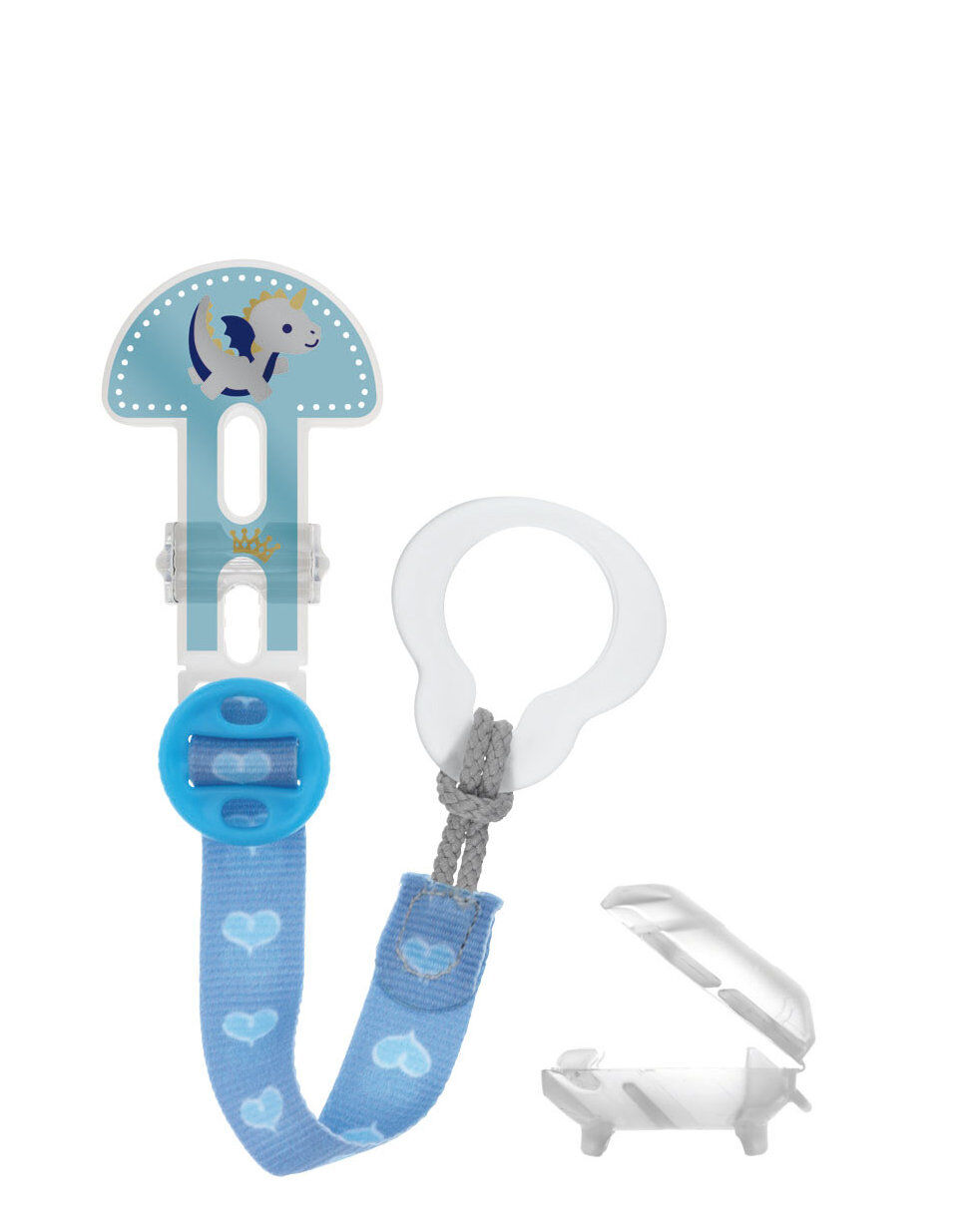 mam clip it! & cover 0+ mesi 1 clip azzurra