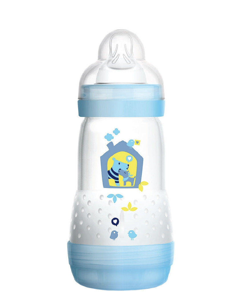 MAM Easy Start Anti-Colic 2+ Mesi Silicone Capienza: 260 Ml Azzurro