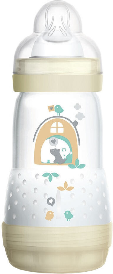 MAM Easy Start Anti-Colic 2+ Mesi Silicone Capienza: 260 Ml Bianco