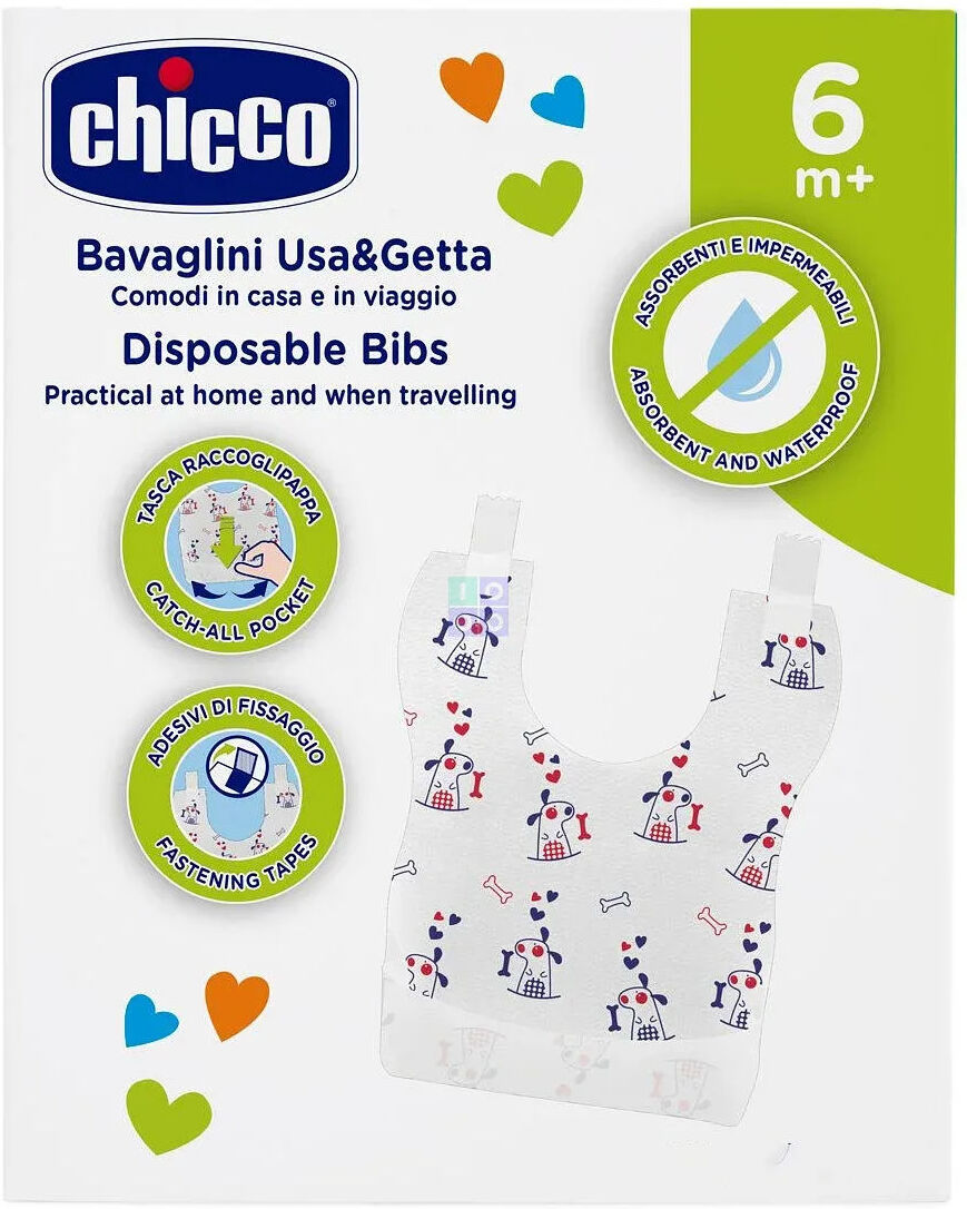 CHICCO Ecobavaglini 6+ Mesi 36 Bavaglini